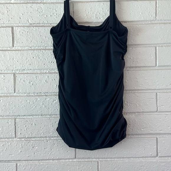 SKIMS - SHAPING SWIM RUCHED ONE PIECE - ONYX - Picture 4 of 7